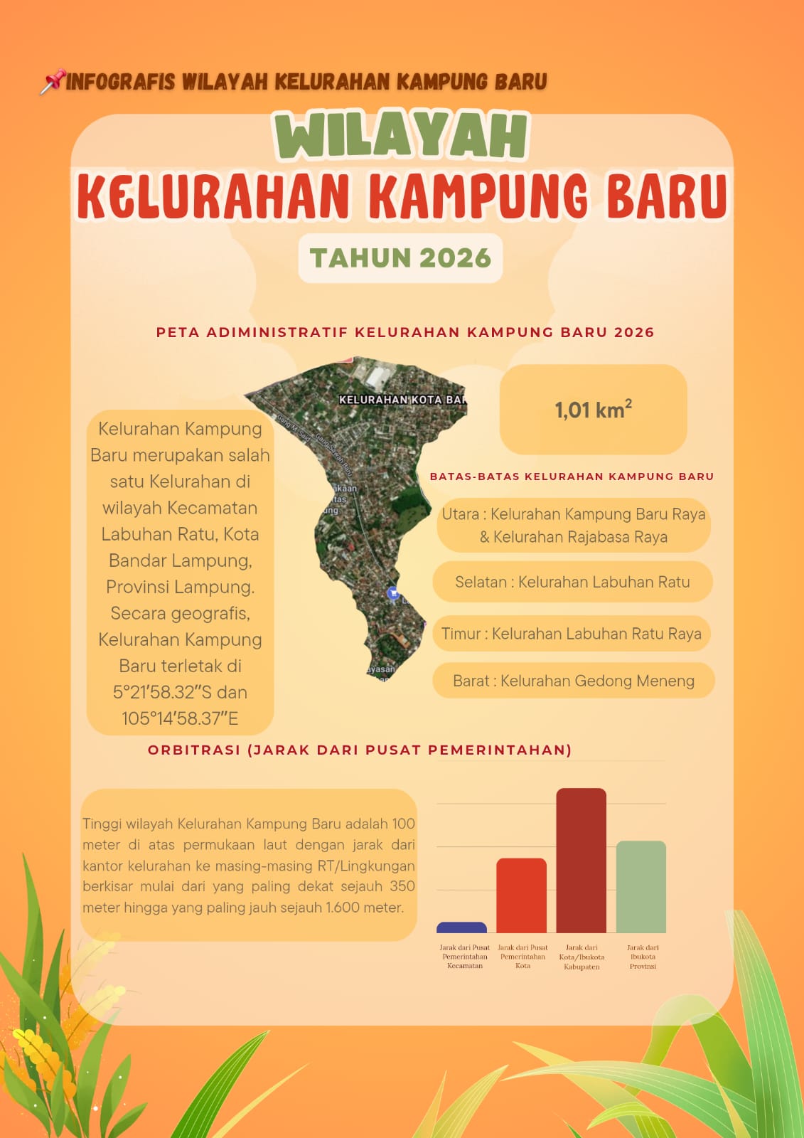 Infografis Wilayah Kelurahan Kampung Baru